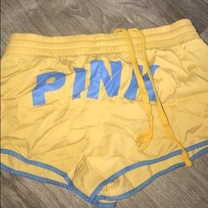 Yellow Women’s PINK Shorts